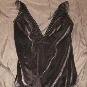 Adorable velvet body suit brand new!